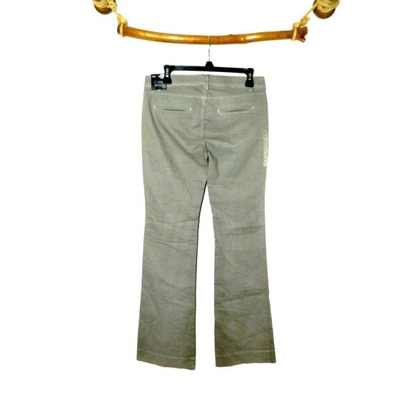 Gap Pants Khakis Denim Washed Women's Size 2 Green‎ Slim Boot Low Rise - Picture 2 of 10